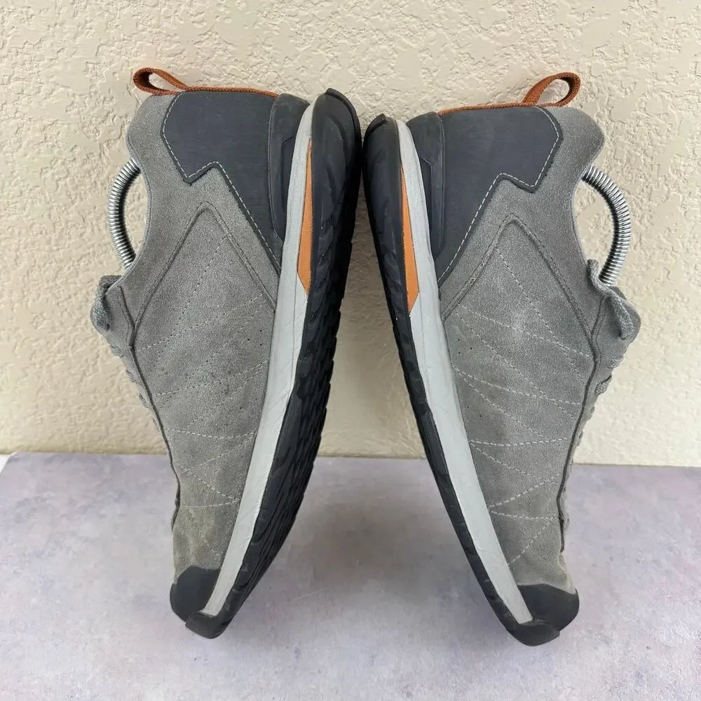 Oboz Bozeman Low Gray Suede Leather Hiking Trail Shoes Mens Size US 11.5
